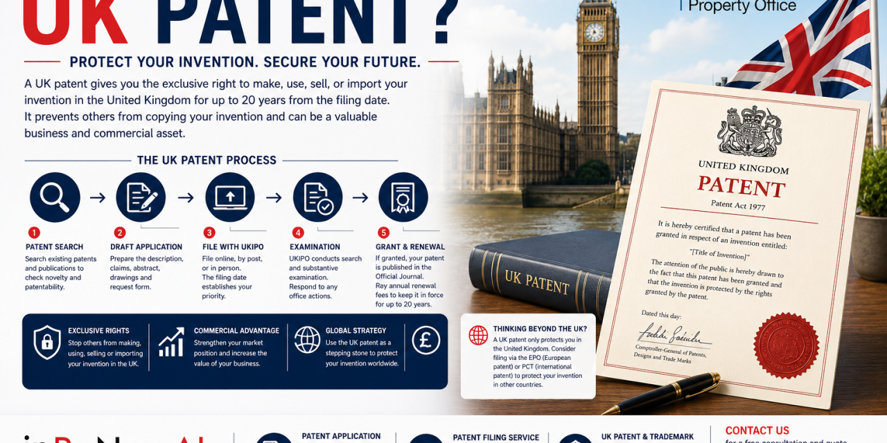 How to File a Patent in the UK: Step-by-Step Guide 2026