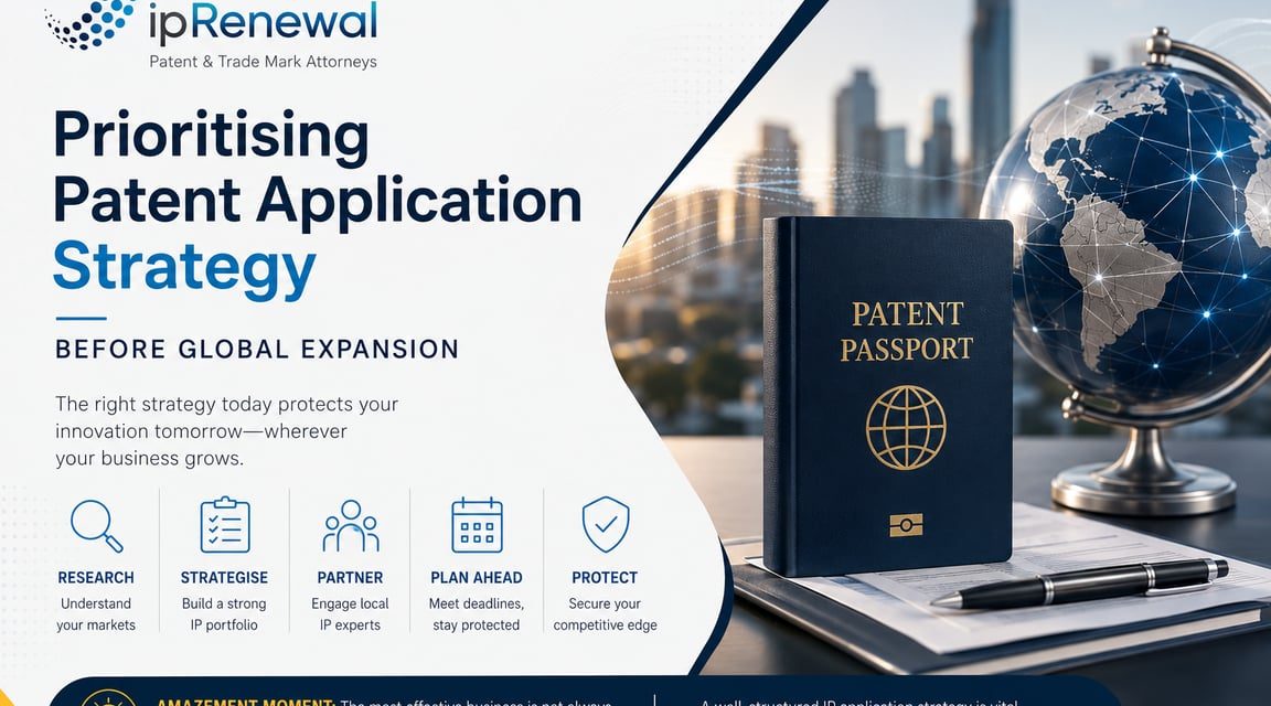 Prioritising Patent Application Strategy Before Global Expansion